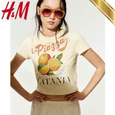 T-shirt H&M 2025 stampata top